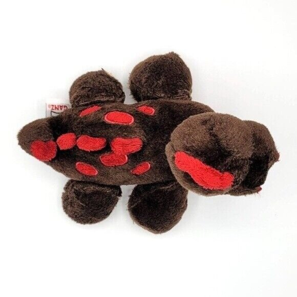 2/$15 Webkinz Cocoa Dinosaur Plush Brown Red 9" Soft Stuffed Animal Spikes Dots - Picture 6 of 10